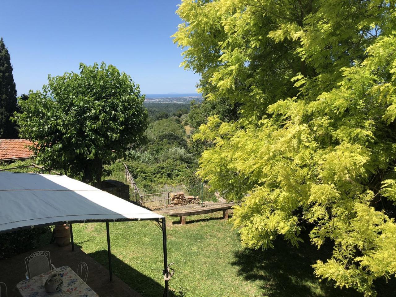 Haus Malerin - Meerblick, Umzaeunter Garten By Toscanatour Guardistallo Εξωτερικό φωτογραφία