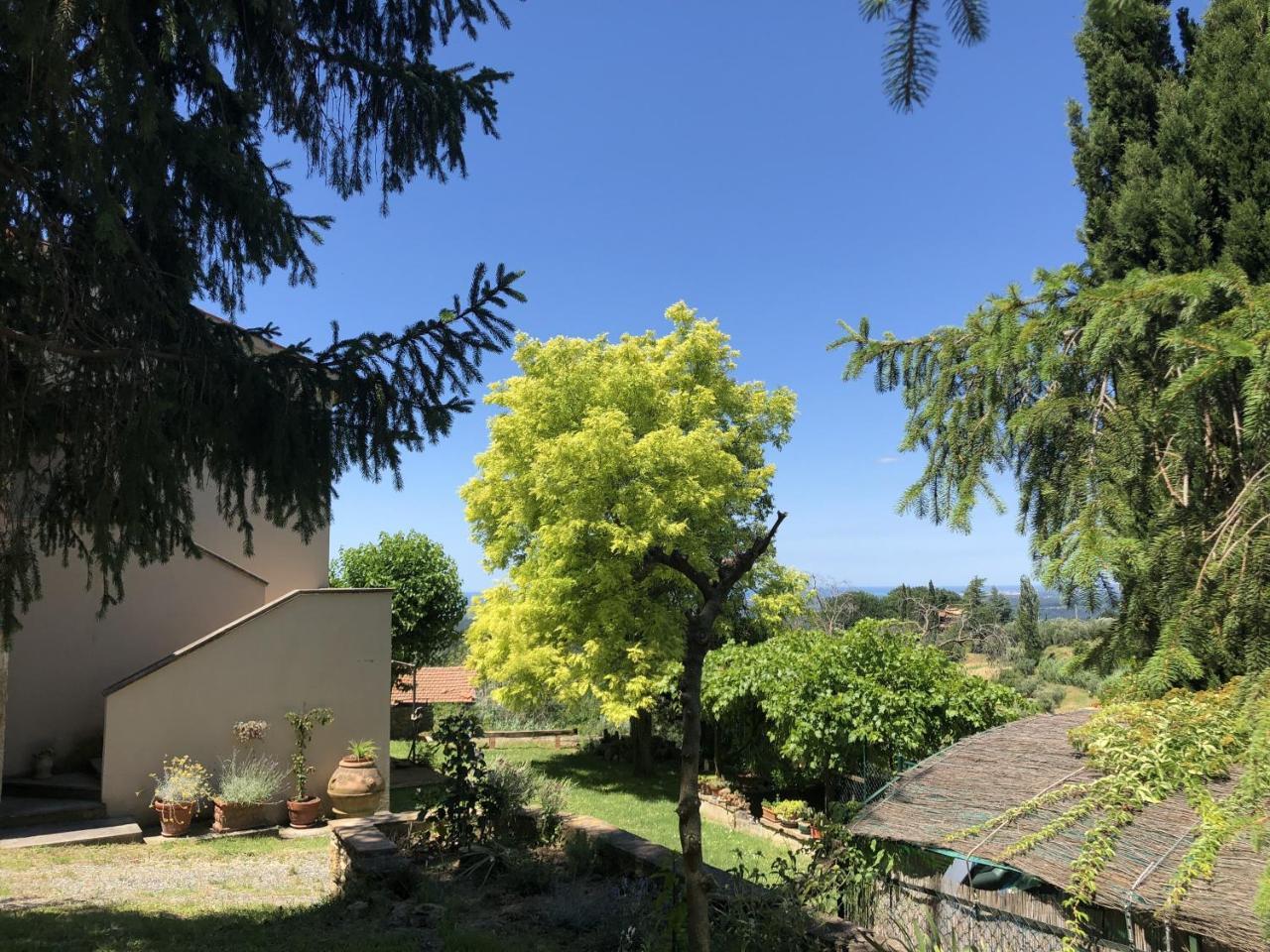 Haus Malerin - Meerblick, Umzaeunter Garten By Toscanatour Guardistallo Εξωτερικό φωτογραφία